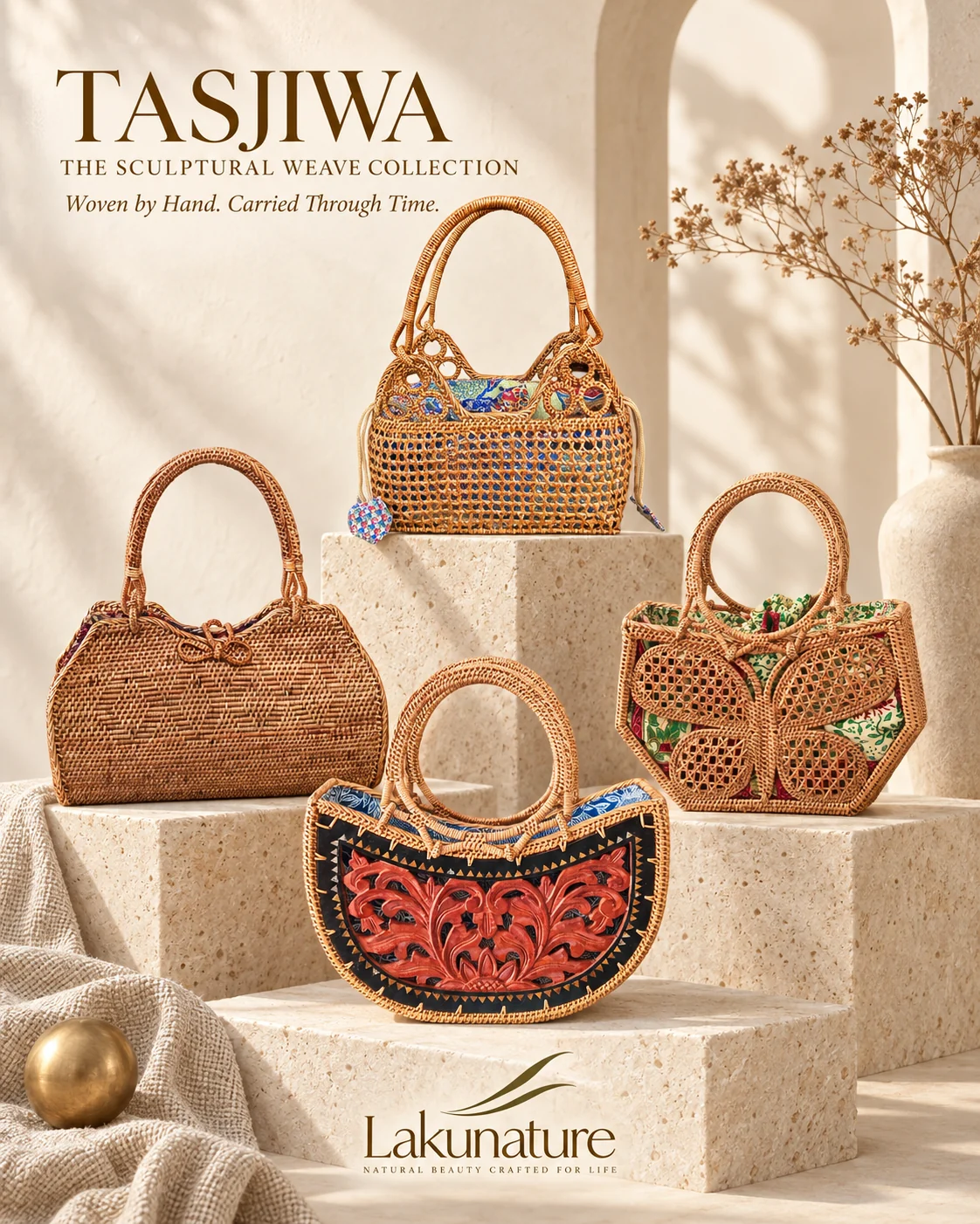 Koleksi The Sculptural Weave dari LakuNature